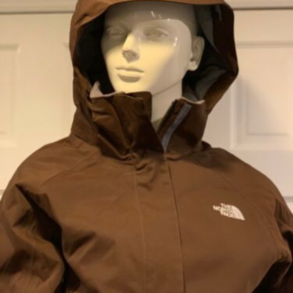 THE NORTH FACE Women's Hyvent Medium Brown Jacket - Picture 8 of 9